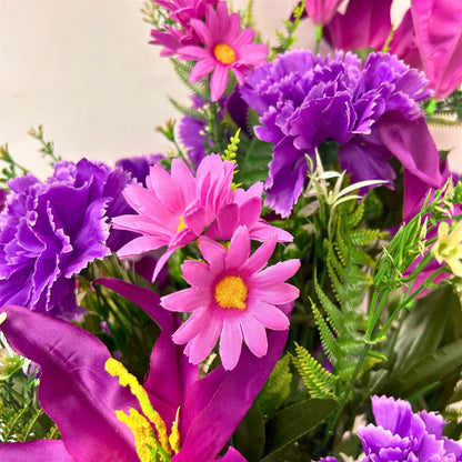Tiger Lily/Carnation/Daisy Bush x36 - Purple | SXE