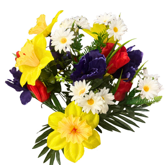 Daffodil/Iris/Tulip Bush x24 - Red/Yellow/Purple | SXE