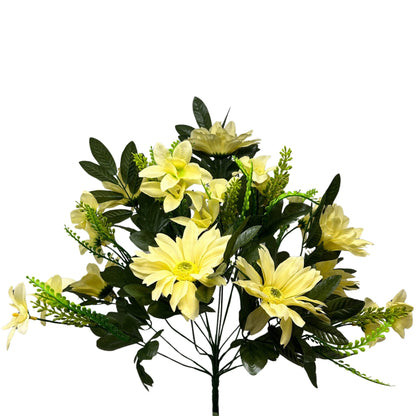 Gerbera/Orchid Bush x18 - Green | SXE