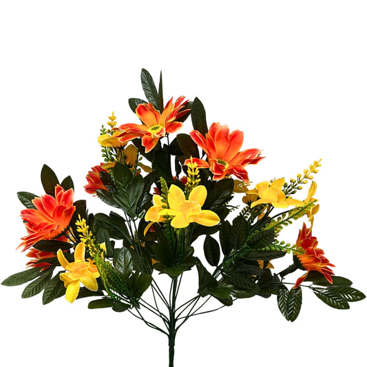 Gerbera/Orchid Bush x18 - Orange | SXE