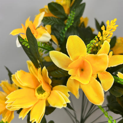 Gerbera/Orchid Bush x18 - Yellow | SXE