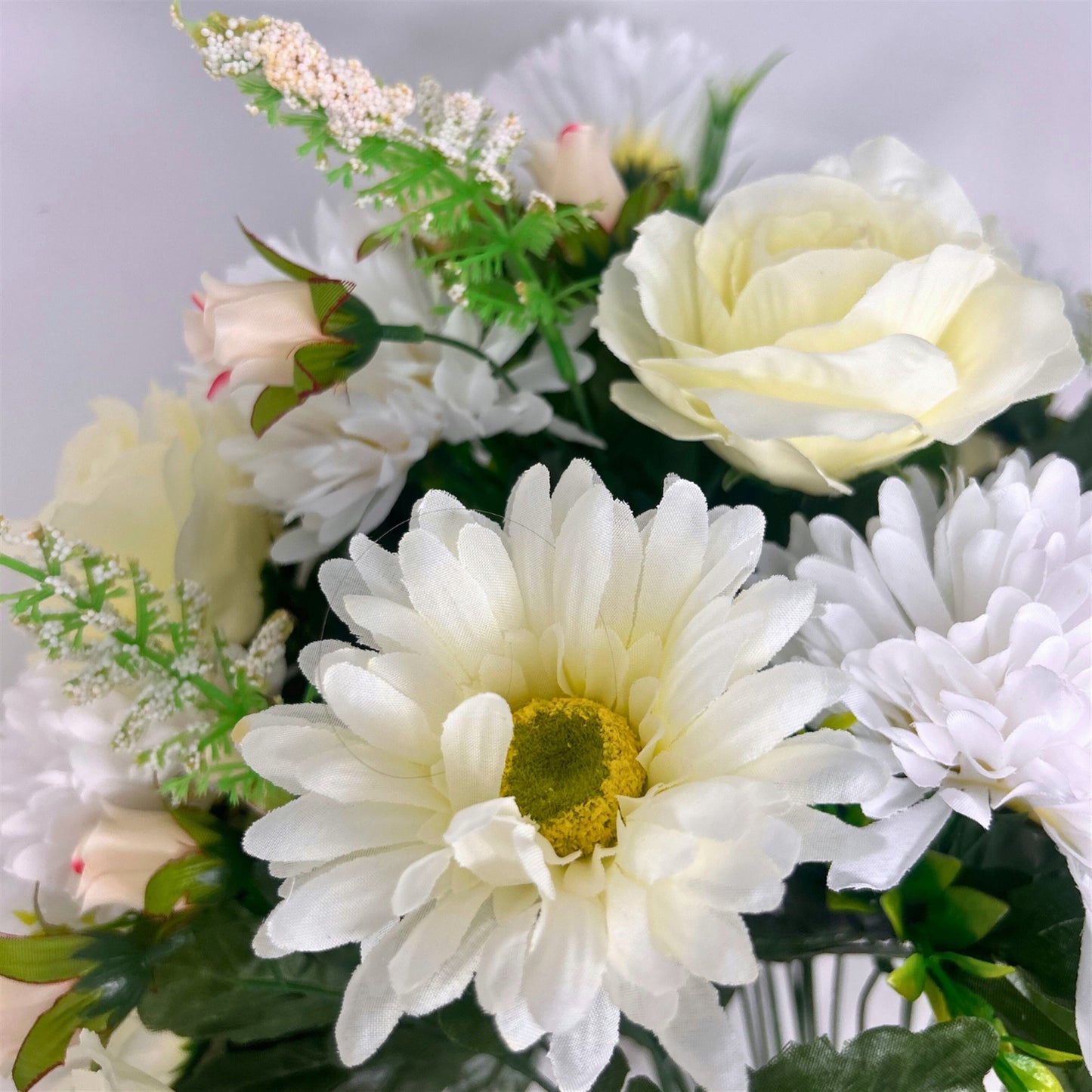 Rose/Mum/Gerbera Bush x24 - Cream | SXE