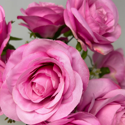Southern Rose Bush x9 w/ Filler - 17" Lavender | QOE