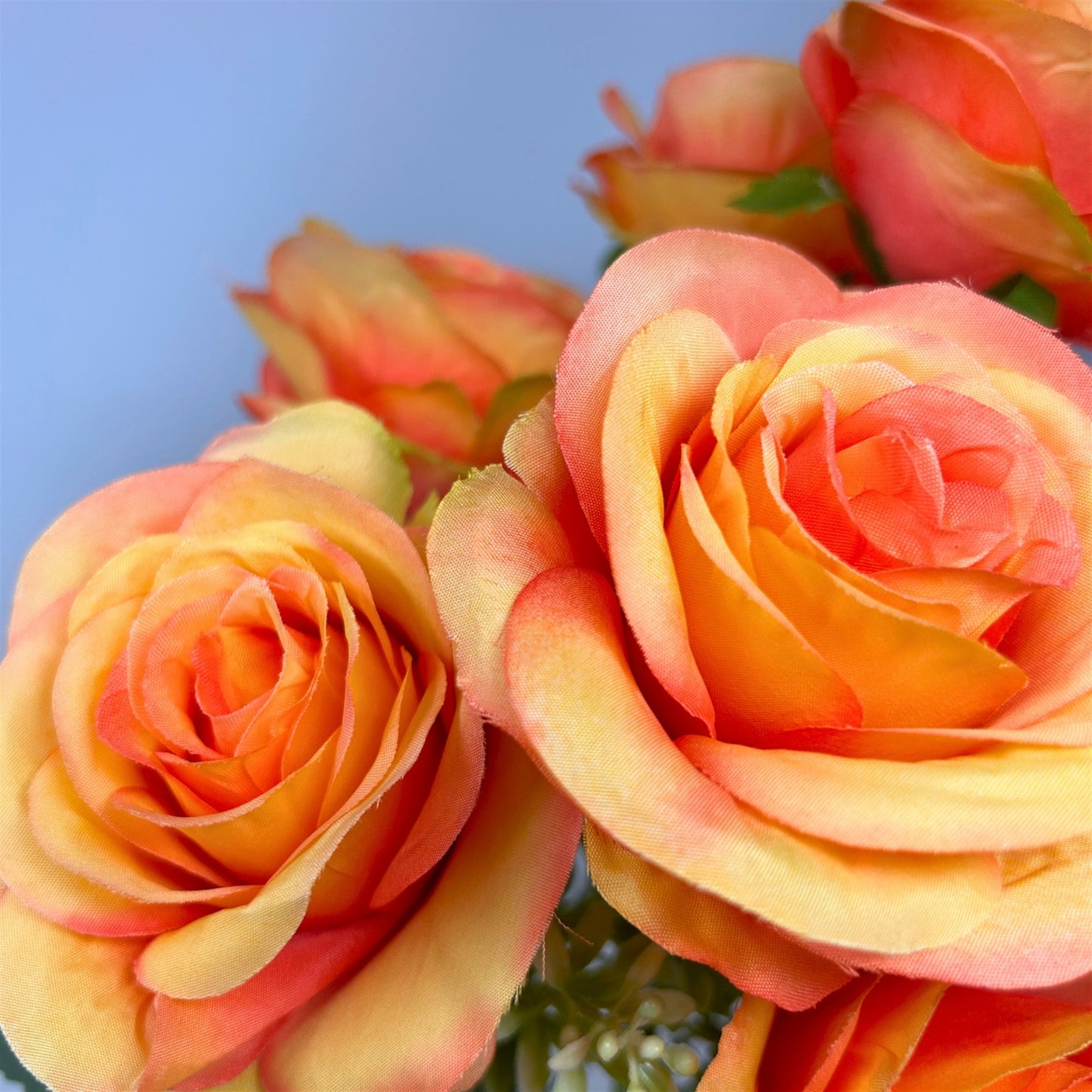 Southern Rose Bush x9 w/ Filler - 17" Orange | QOE