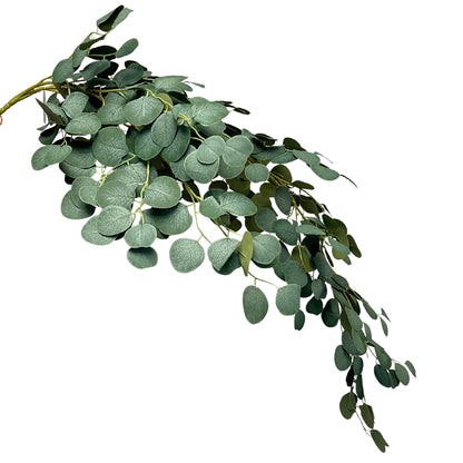 Hanging Silver Dollar Eucalyptus Vine 52" - Green