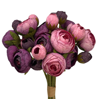 Mini Ranunculus Bundle x9 - Purple | GT