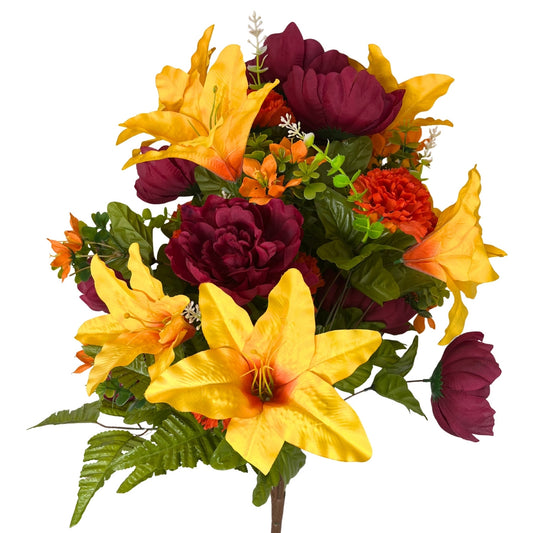 Fall Peony / Lily x 36 Mixed Bush 25" | CZE