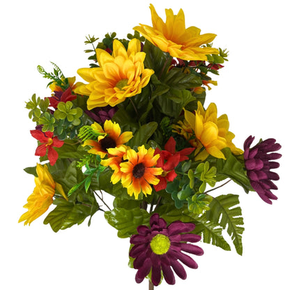Fall Wild Flower x 24 Mixed Bush 22"