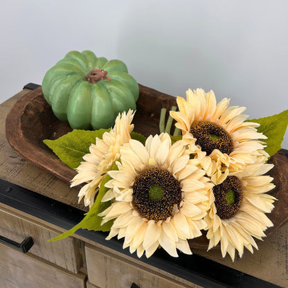 Kansas Sunflower Bundle x 4 - Soft Cream 13" | YSE