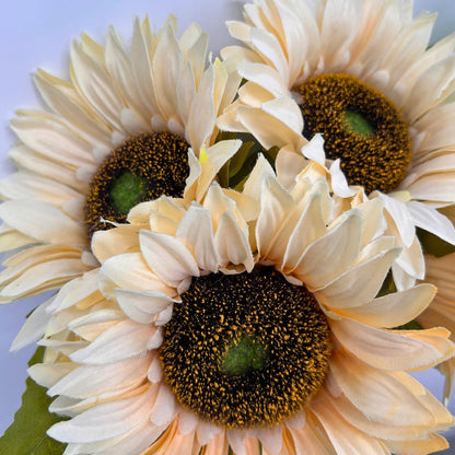 Kansas Sunflower Bundle x 4 - Soft Cream 13" | YSE