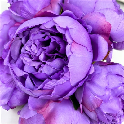 Perfect Peony Bouquet x 7 - 11” - Purple |YSE