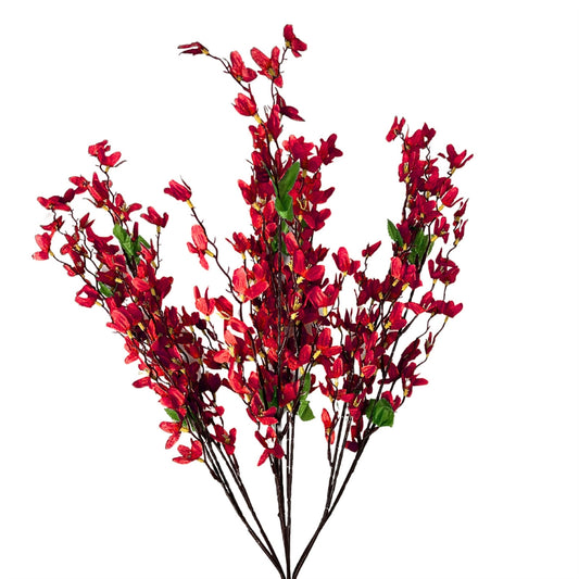 Star Blossom Bush x7 - 24" - Red | BYE