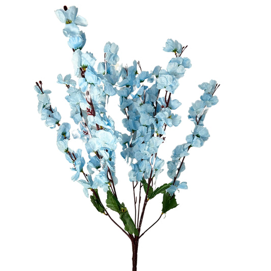 Cherry Blossom Bush x 9 21” - Lt. Blue |BYE