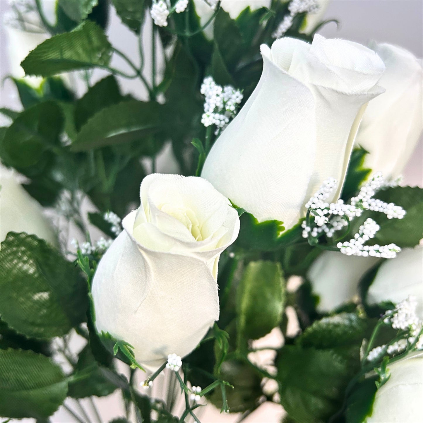 Rose Bud Bush (23.5")x24 Cream | CZE
