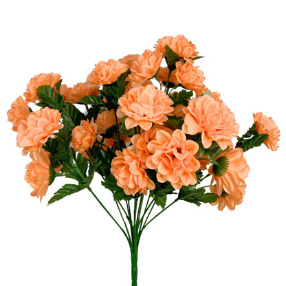 Ruffled Marigold Bush x 14 - Coral 17" | CZE