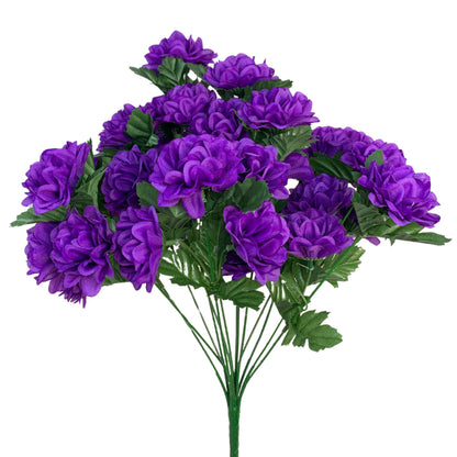 Ruffled Marigold Bush x 14 - Purple 17" | CZE