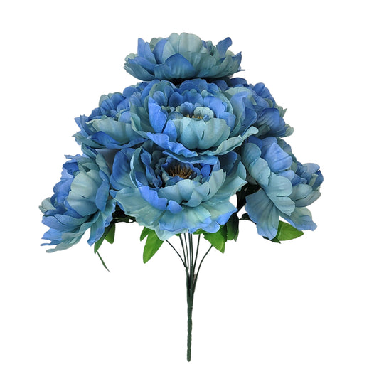 Peony Bush x 7 Blue 18" | CZE