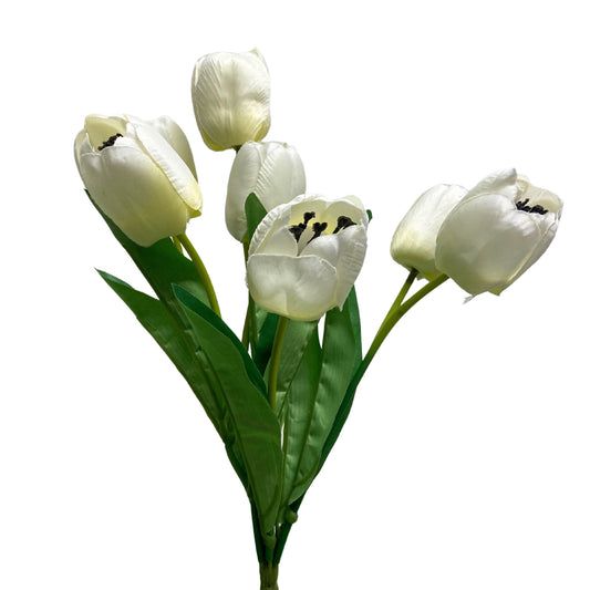 16.5" Tulip Bush in White | YSE