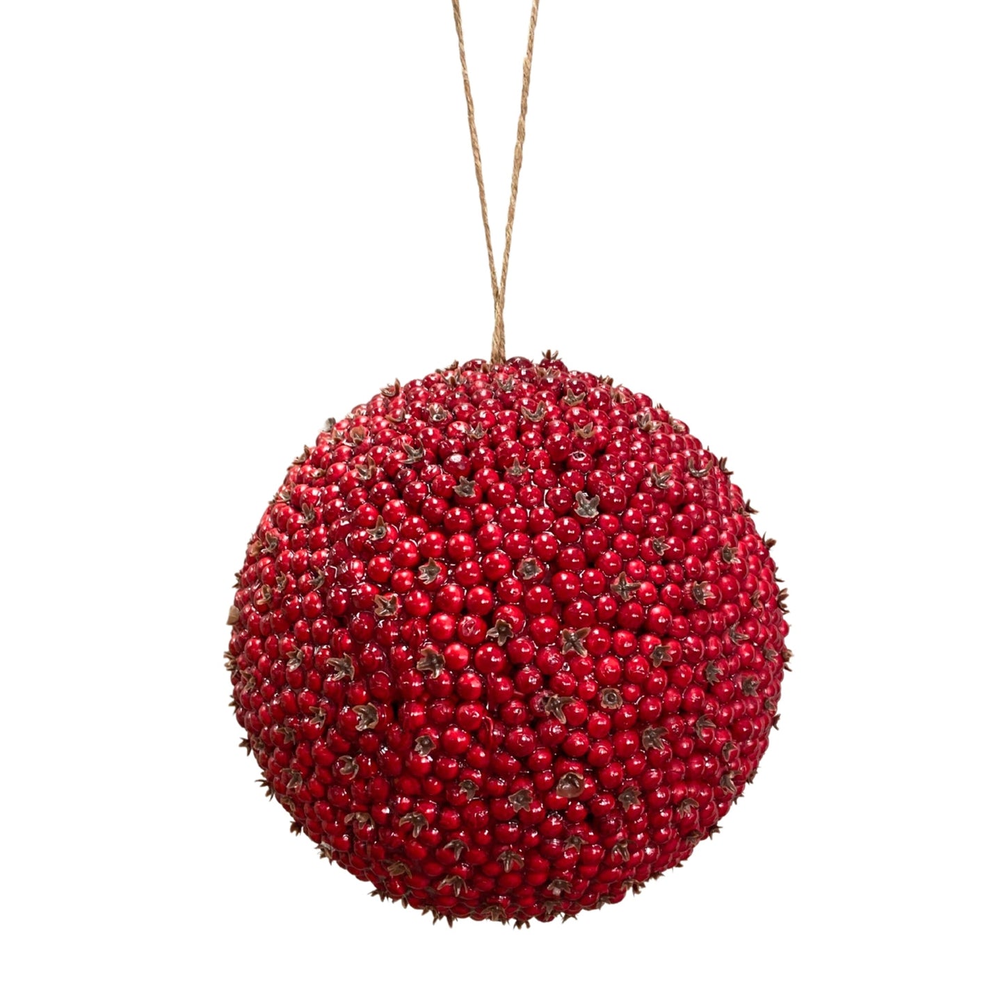 Large Gooseberry Ball Ornament - Burgundy 9" | KS