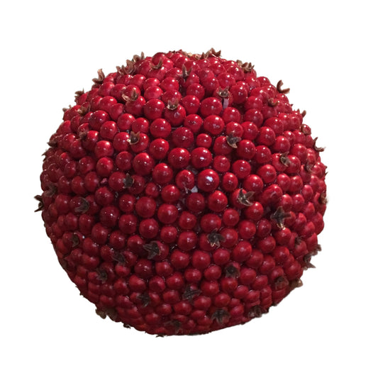 Medium Gooseberry Ball Ornament - Burgundy 7" | KS