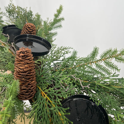 Real Touch Mixed Cedar Centerpiece 32" | YS