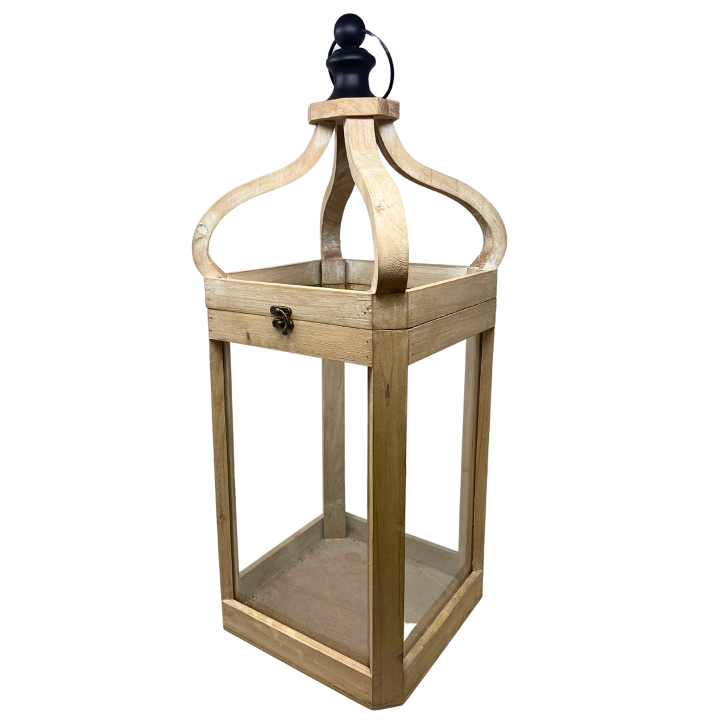 WOODEN INDIGO LANTERN