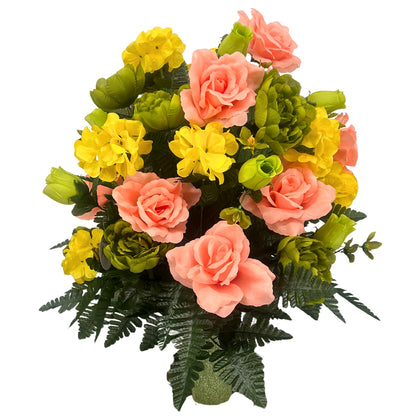 Heavenly Harmony Pre-Made Vase Insert (Pink, Lime, Yellow)