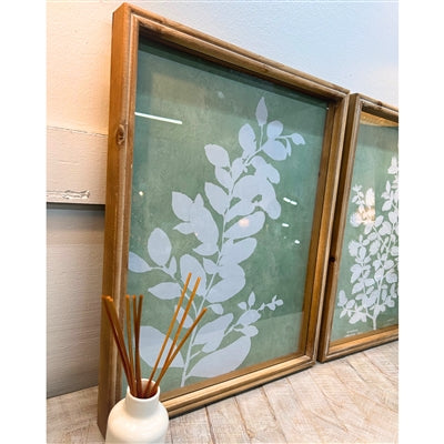 Botanical Wall Art with Large Foliage