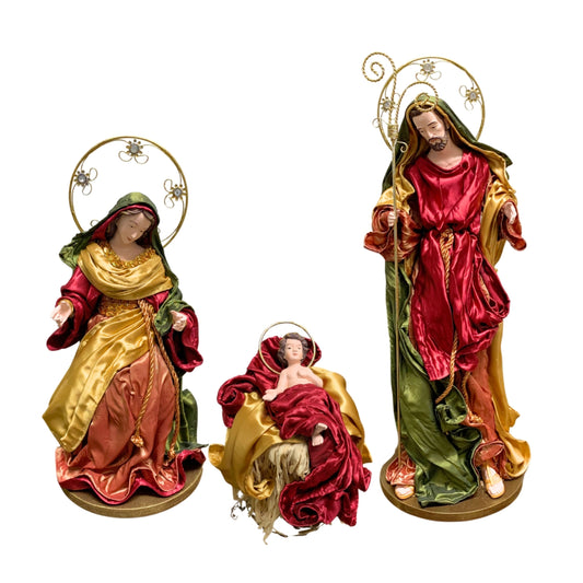 OLD WORLD HOLY FAMILY 21" SET