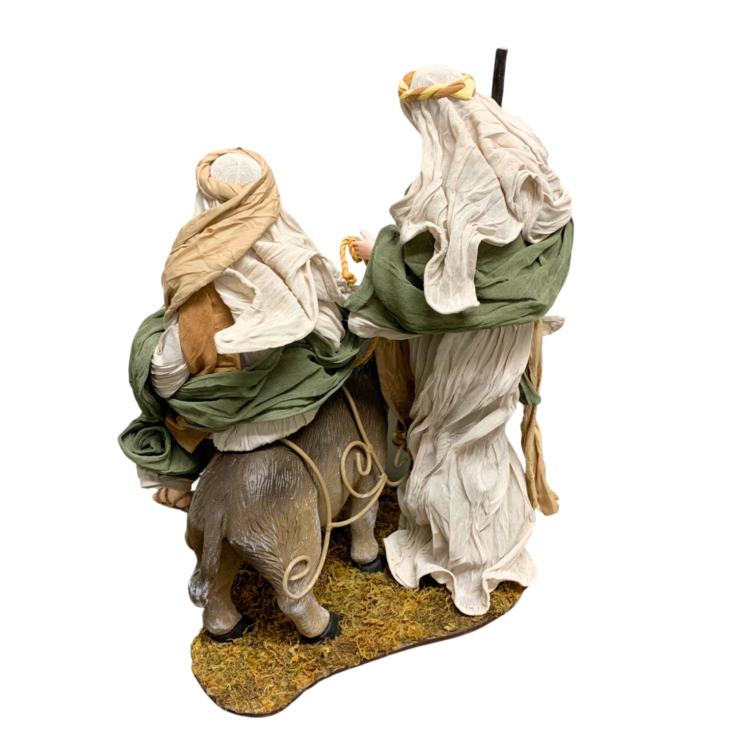 Natural Traveling Holy Family With Donkey 17” | StJ