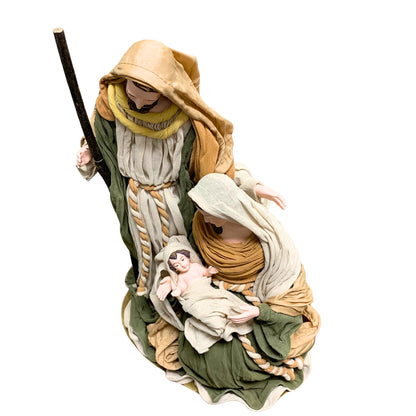 Natural Resting Holy Family 15”| StJ