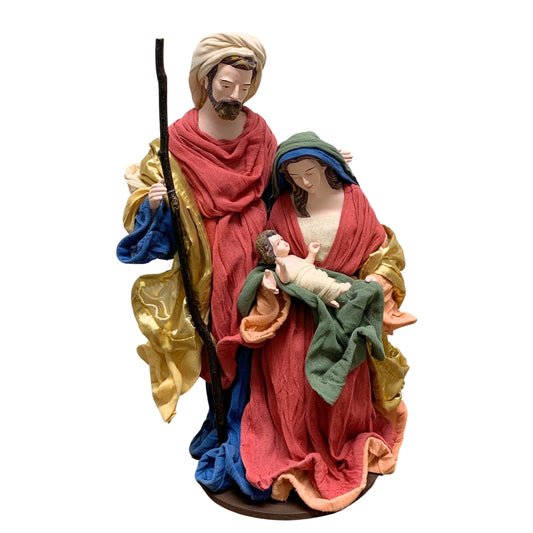 Bold Natural Holy Family 12.75”| StJ