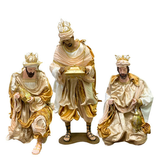 Large Elegance Three Kings Set  44.5” | StJ