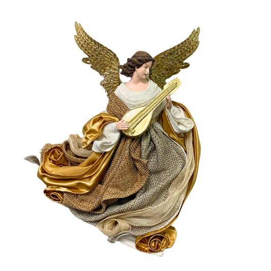 Gold Cream Flying Angel (Right Facing) 14”| StJ