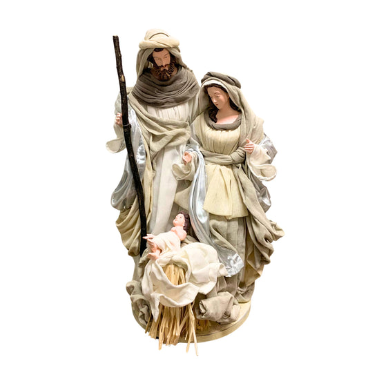 Touch of Silver Holy Family 16.75”| StJ