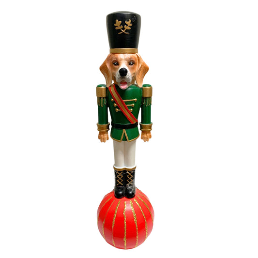 Spaniel Nutcracker Resin Décor 11.8” | LC