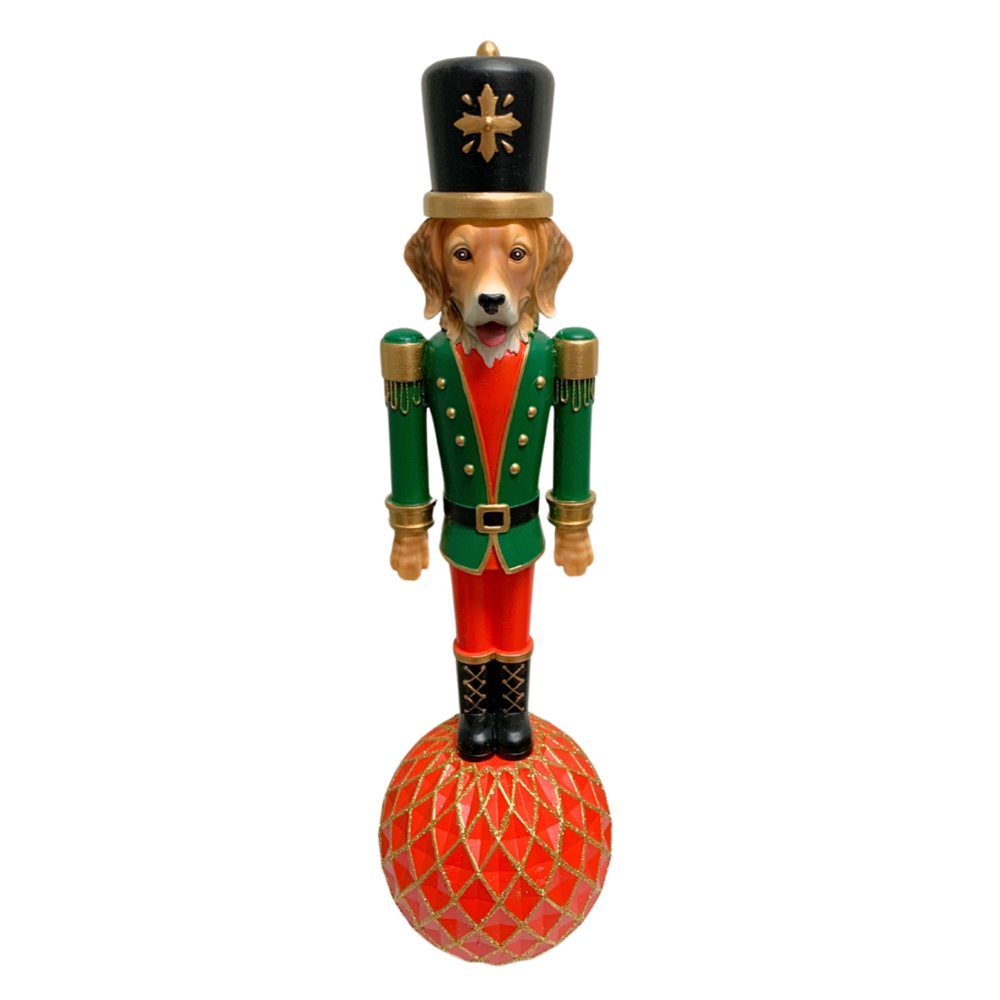 Golden Retriever Nutcracker Resin Décor 16” | LC