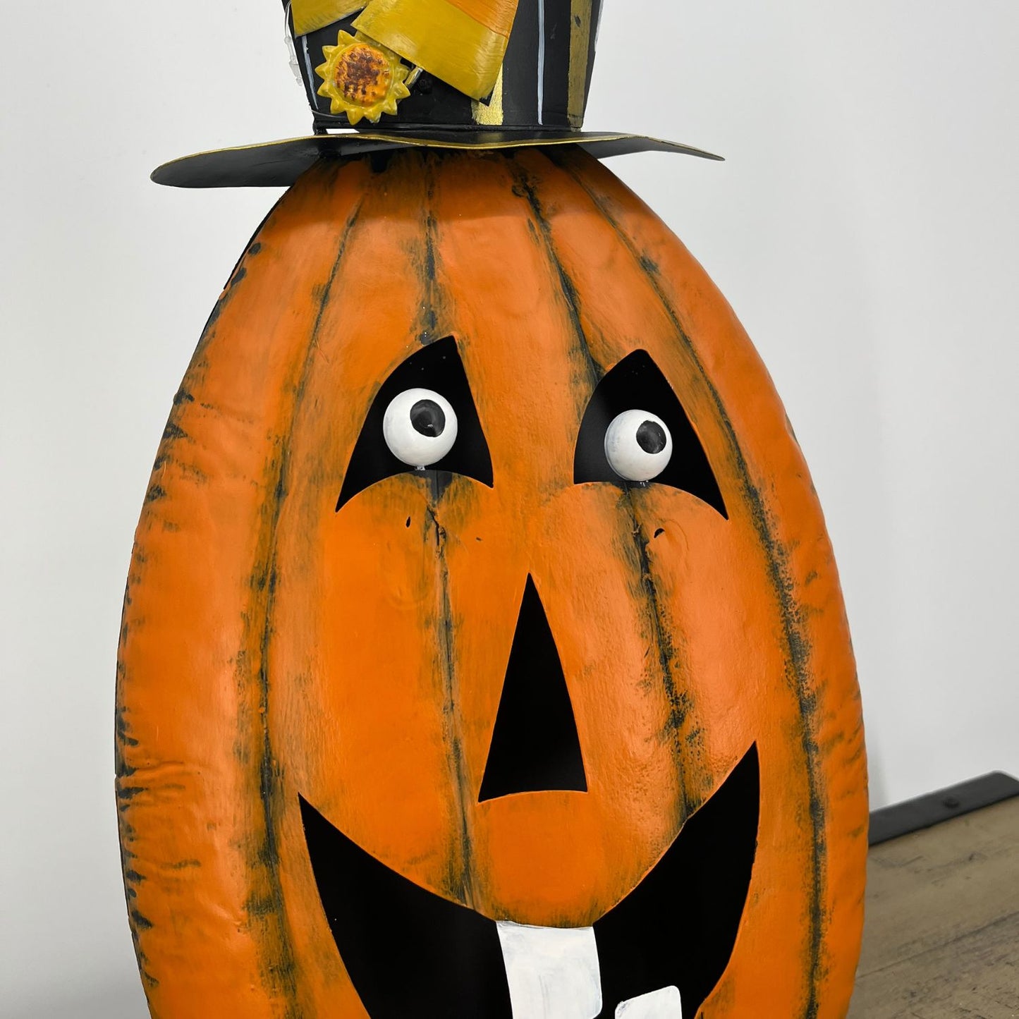 Wild Top Hat Metal Pumpkin 19.25" | FH