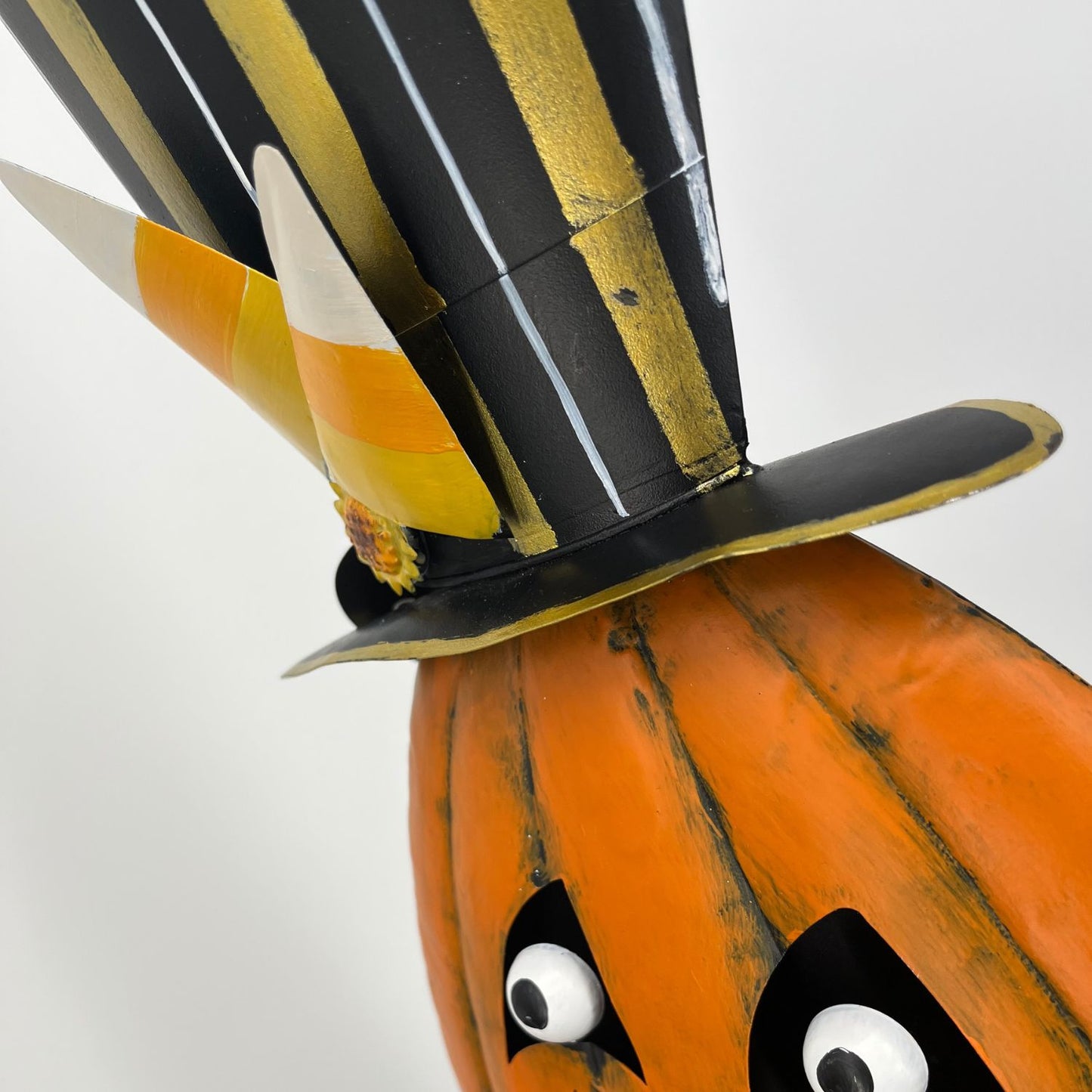 Wild Top Hat Metal Pumpkin 19.25" | FH