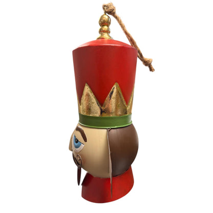 Royal Nutcracker Head Ornament Metal 20" | FH