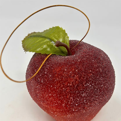 Sugar Coated Christmas Apple 3.75" | YS