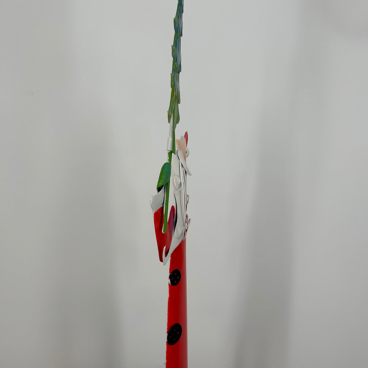 Metal Color Pop Santa w/ Tree 34" | FH