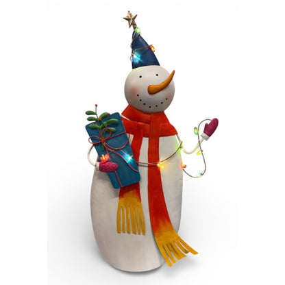 Metal Color Pop Snowman 26.5" | FH