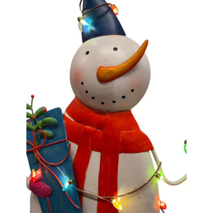 Metal Color Pop Snowman 26.5" | FH