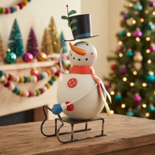Metal Color Pop Snowman Sledder 10.5 | FH