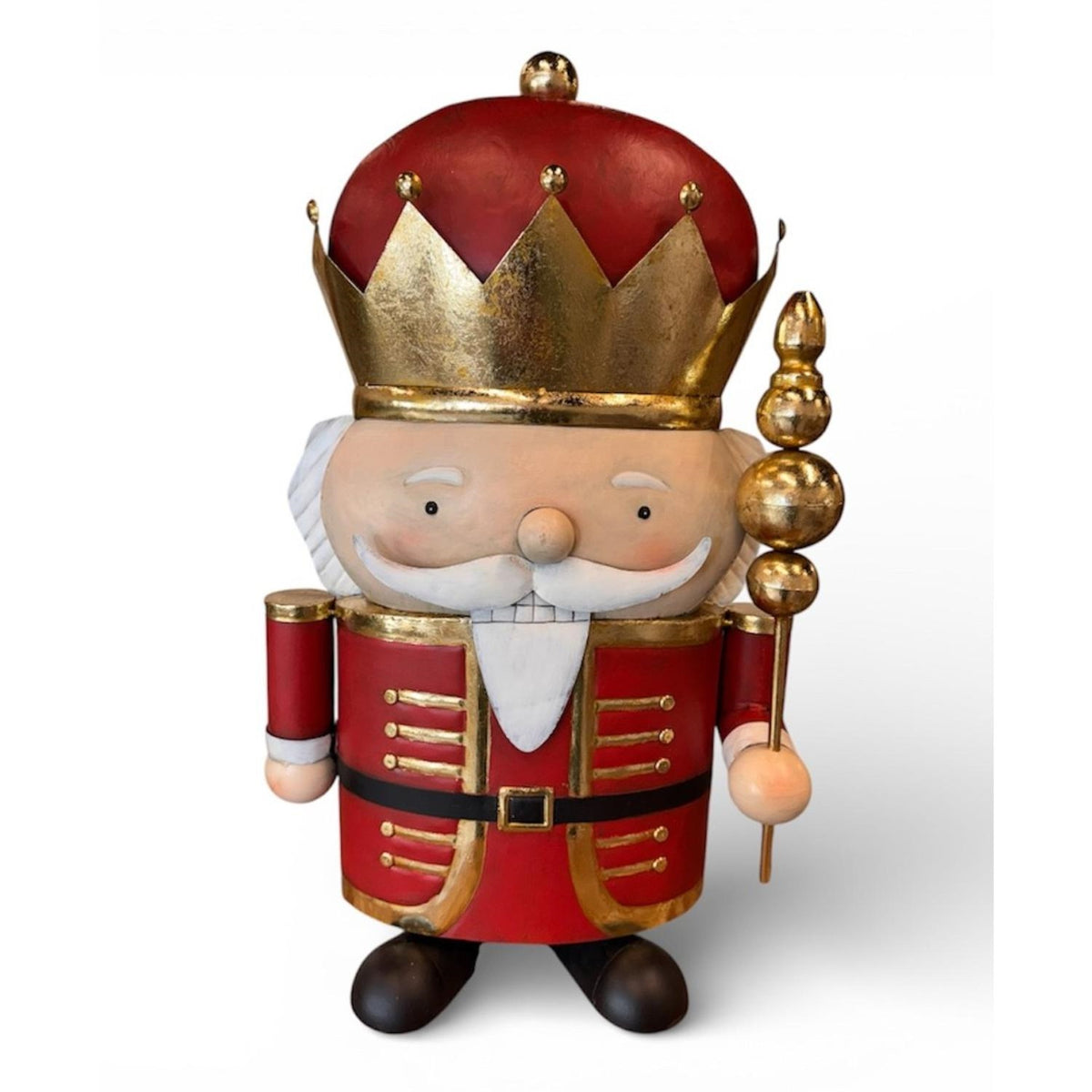Metal Little King Nutcracker 24.75" | FH