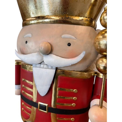 Metal Little King Nutcracker 24.75" | FH