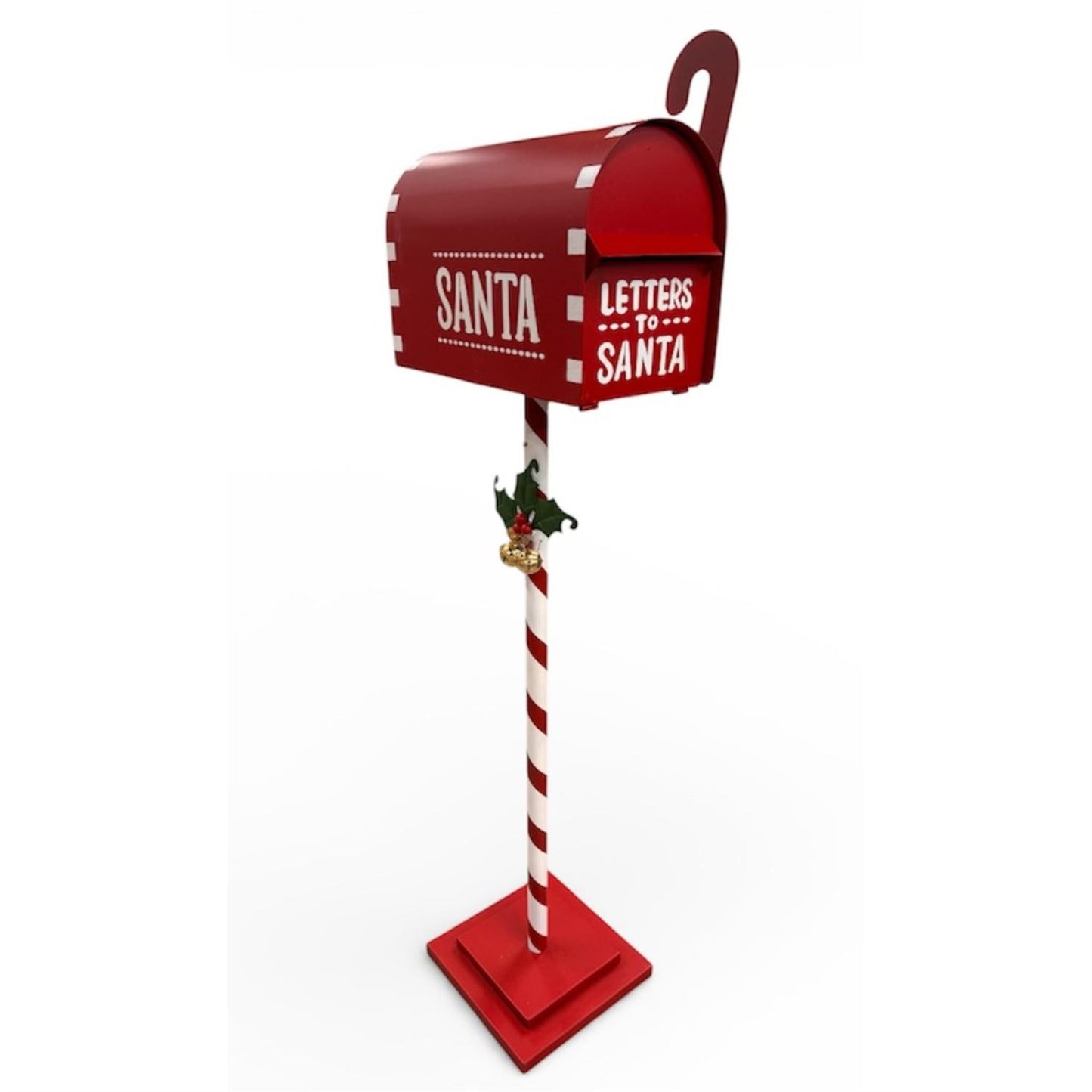 Metal North Pole Post office Mailbox 54.25" | FH