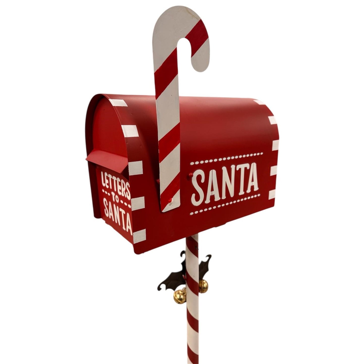 Metal North Pole Post office Mailbox 54.25" | FH