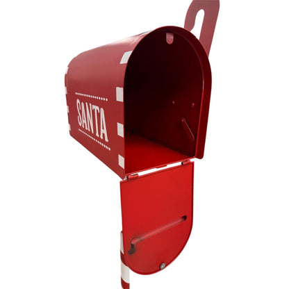 Metal North Pole Post office Mailbox 54.25" | FH